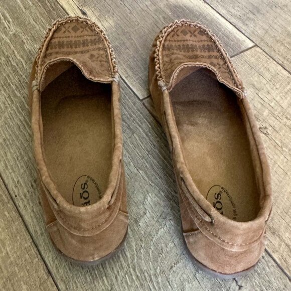 Taos My Hero Canvas Moccasins, Size 8.5, New - Picture 2 of 5